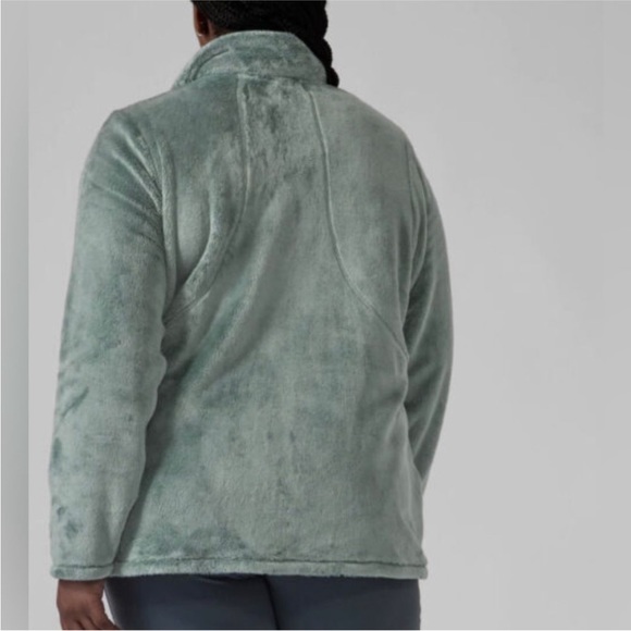 Athleta Recover Stretch Fleece Full Zipped Jacket size medium tall BLACK - Picture 8 of 9